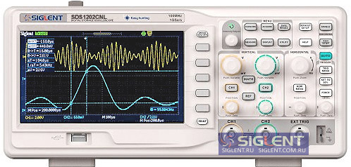 SDS1202CNL Siglent цифровой осциллограф